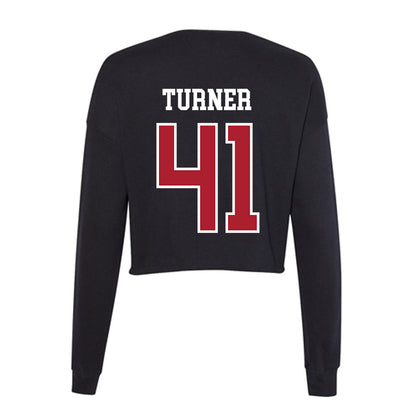 Nicholls State - NCAA Football : Reece Turner - Women's Cropped Crew Fleece-1