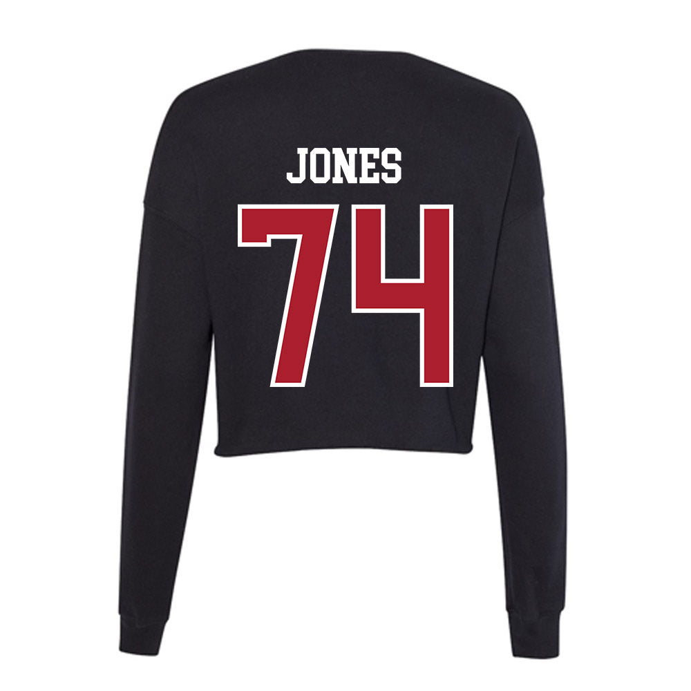 Nicholls State - NCAA Football : Preston Jones - Women's Cropped Crew Fleece-1