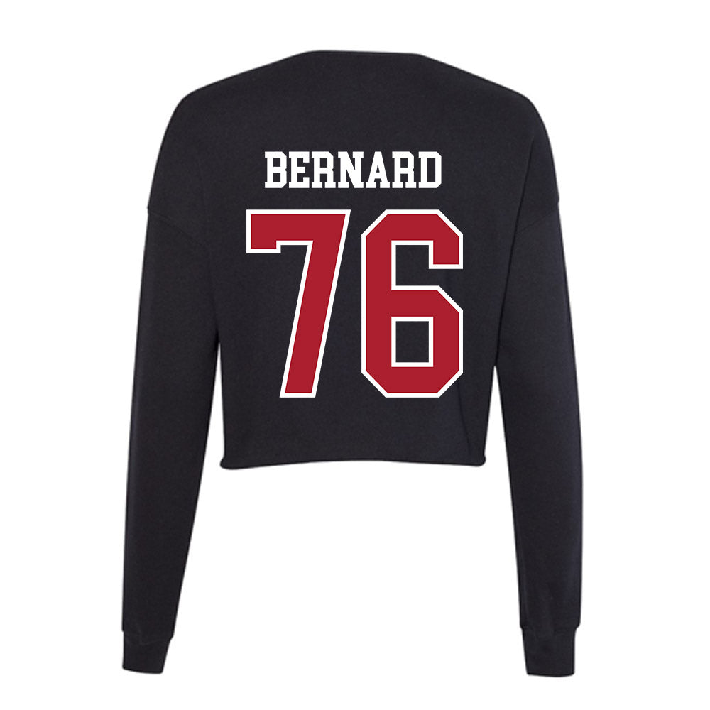 Nicholls State - NCAA Football : Ryan Bernard - Women's Cropped Crew Fleece-1