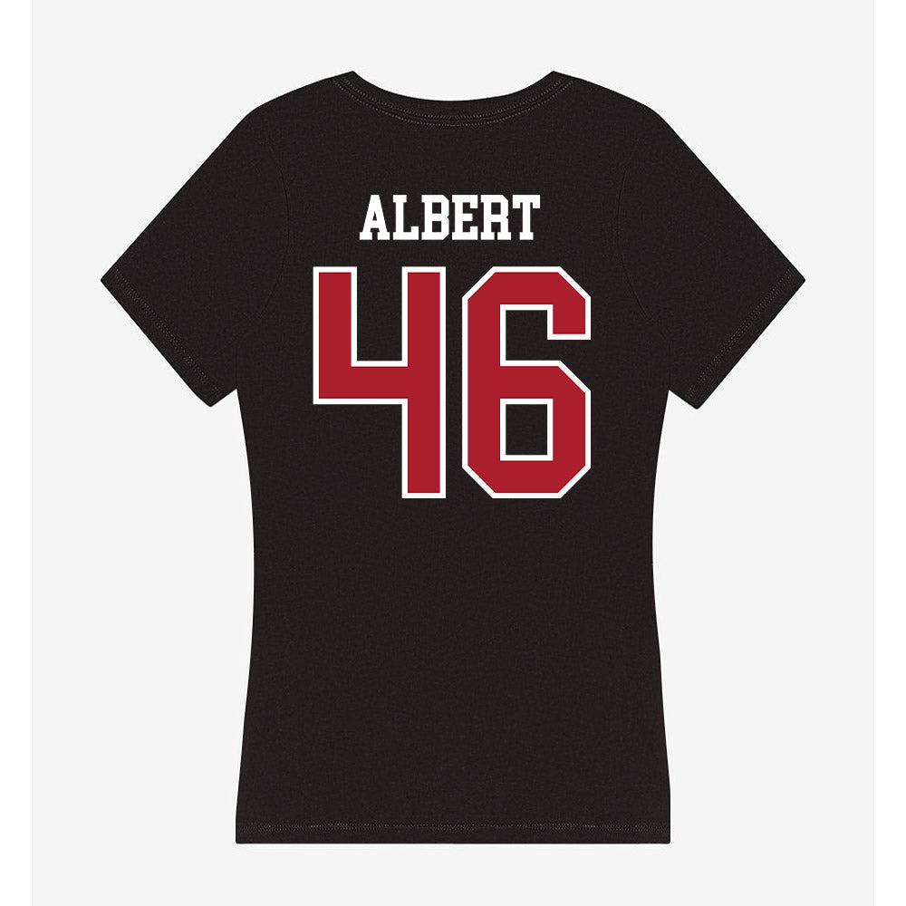 Nicholls State - NCAA Baseball : Sione Albert - Women's V-Neck T-Shirt-1