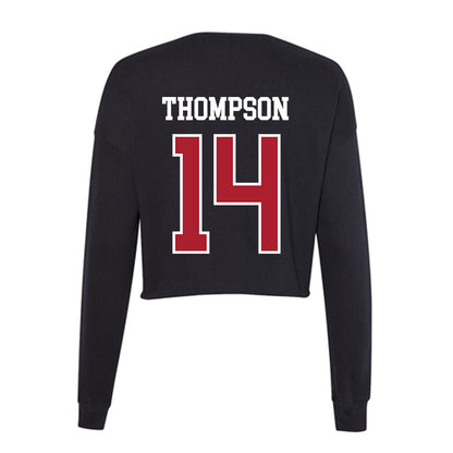Nicholls State - NCAA Baseball : Caston Thompson - Women's Cropped Crew Fleece-1