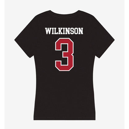 Nicholls State - NCAA Beach Volleyball : Brooklynn Wilkinson - Women's V-Neck T-Shirt-1