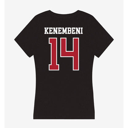 Nicholls State - NCAA Women's Basketball : Rie Rie Kenembeni - Women's V-Neck T-Shirt-1