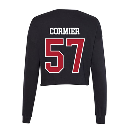 Nicholls State - NCAA Football : Hayden Cormier - Women's Cropped Crew Fleece-1