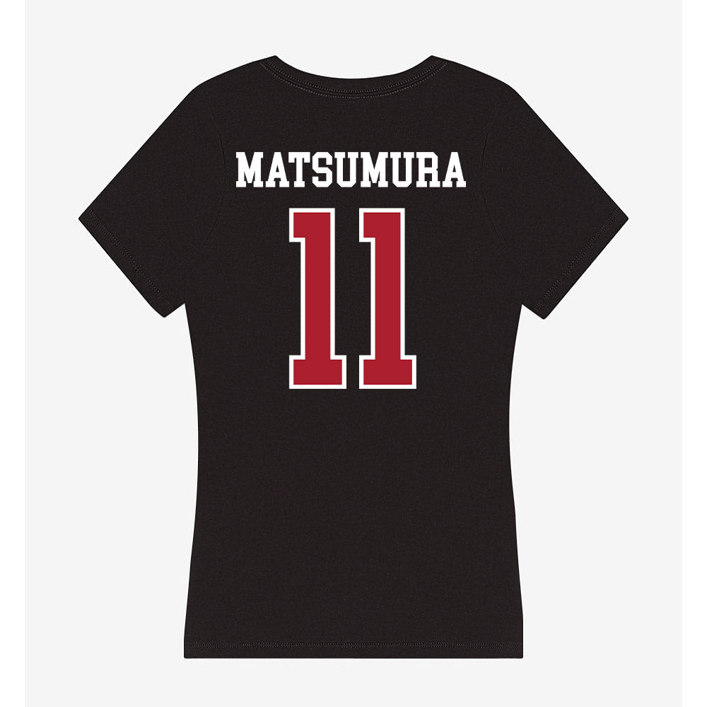 Nicholls State - NCAA Men's Tennis : Kotaro Matsumura - Women's V-Neck T-Shirt-1