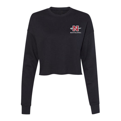 Nicholls State - NCAA Beach Volleyball : Brooklynn Wilkinson - Women's Cropped Crew Fleece-0