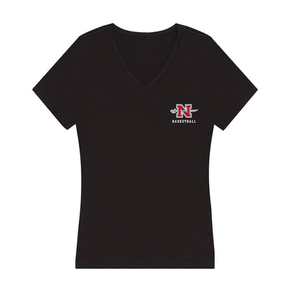 Nicholls State - NCAA Women's Basketball : Emani Burks - Women's V-Neck T-Shirt-0