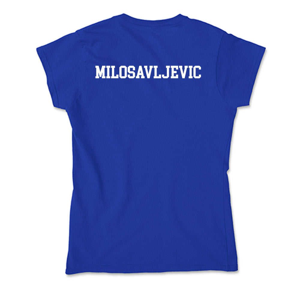 Memphis - NCAA Men's Tennis : Marko Milosavljevic - Soft Style Women’s T-Shirt-1