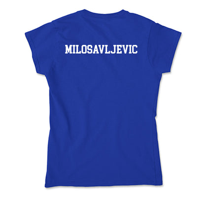 Memphis - NCAA Men's Tennis : Marko Milosavljevic - Soft Style Women’s T-Shirt-1