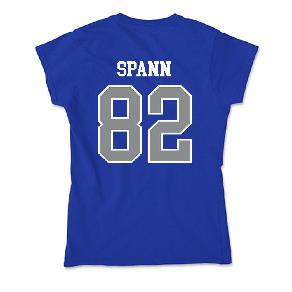 Memphis - NCAA Football : Justice Spann - Soft Style Women’s T-Shirt-1