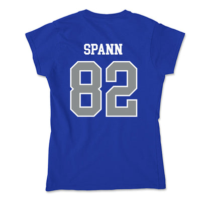 Memphis - NCAA Football : Justice Spann - Soft Style Women’s T-Shirt-1