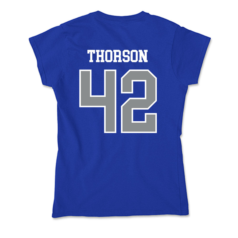 Memphis - NCAA Baseball : Shane Thorson - Soft Style Women’s T-Shirt-1