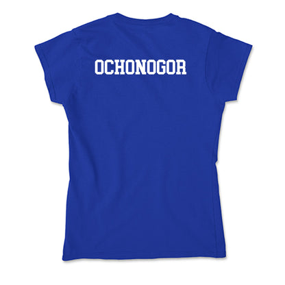 Memphis - NCAA Men's Track & Field : Prior Ochonogor - Soft Style Women’s T-Shirt-1
