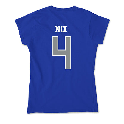 Memphis - NCAA Women's Volleyball : Courtney Nix - Soft Style Women’s T-Shirt-1