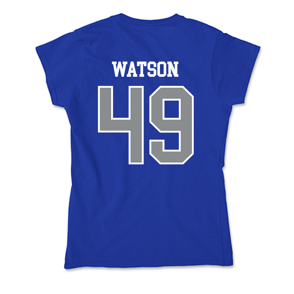 Memphis - NCAA Baseball : Webb Watson - Soft Style Women’s T-Shirt-1