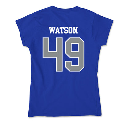 Memphis - NCAA Baseball : Webb Watson - Soft Style Women’s T-Shirt-1