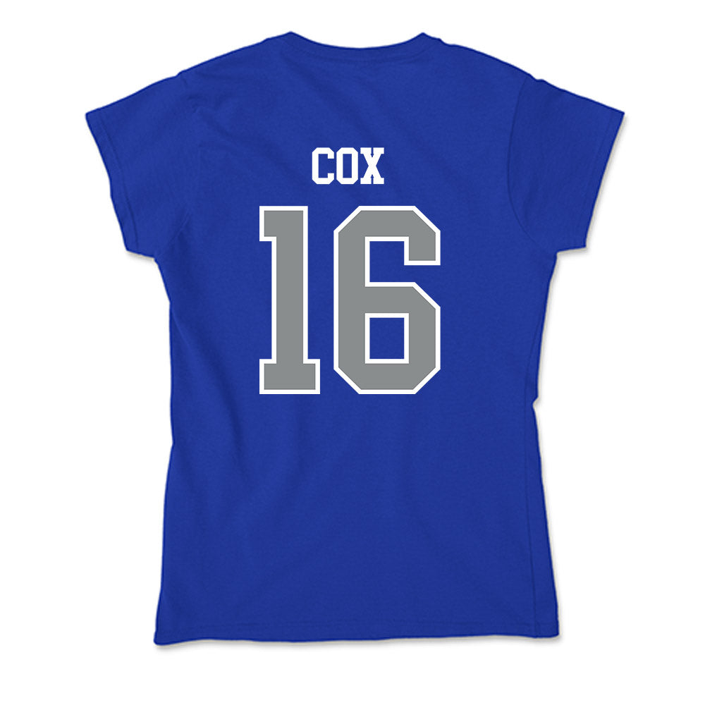 Memphis - NCAA Baseball : Seth Cox - Soft Style Women’s T-Shirt-1