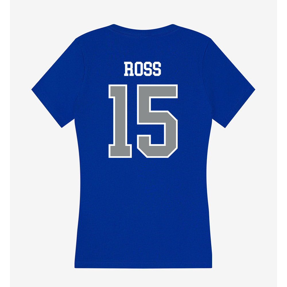 Memphis - NCAA Football : Christian Ross - Women's V-Neck T-Shirt-1