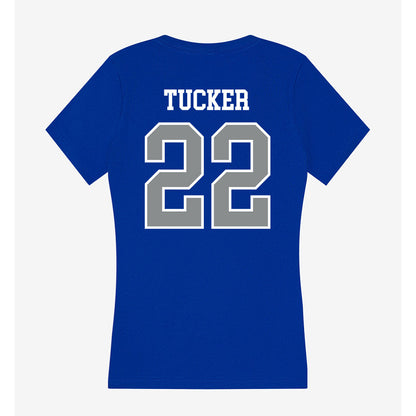 Memphis - NCAA Baseball : Cade Tucker - Women's V-Neck T-Shirt-1