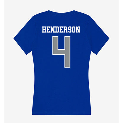 Memphis - NCAA Women's Soccer : Ashley Henderson - Women's V-Neck T-Shirt-1