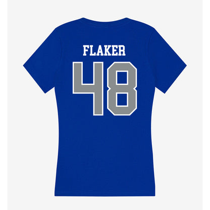 Memphis - NCAA Football : Jayden Flaker - Women's V-Neck T-Shirt-1