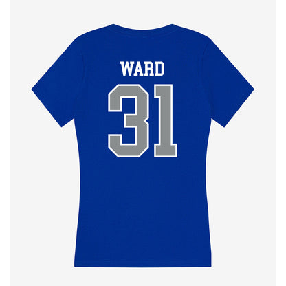Memphis - NCAA Football : DeMarco Ward - Women's V-Neck T-Shirt-1
