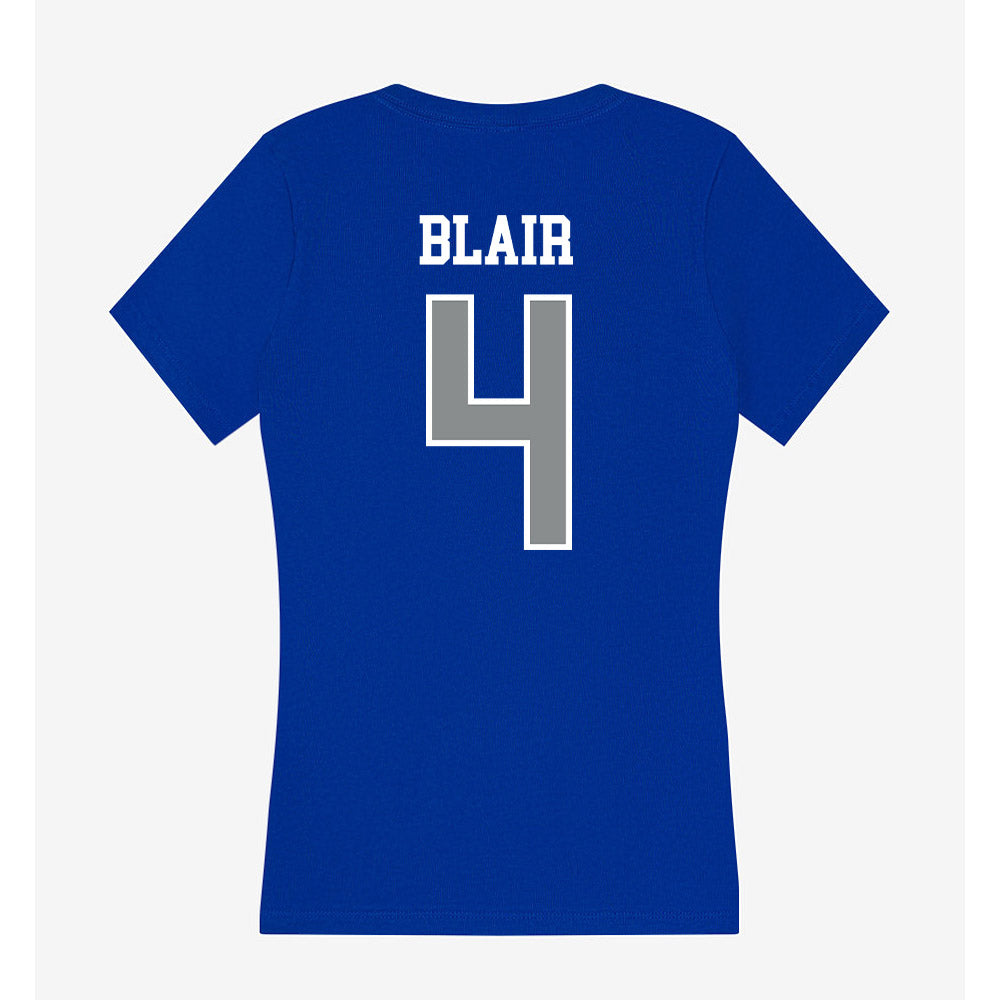 Memphis - NCAA Football : Shannon Blair - Women's V-Neck T-Shirt-1