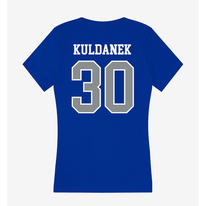 Memphis - NCAA Men's Soccer : Ryan Kuldanek - Women's V-Neck T-Shirt-1