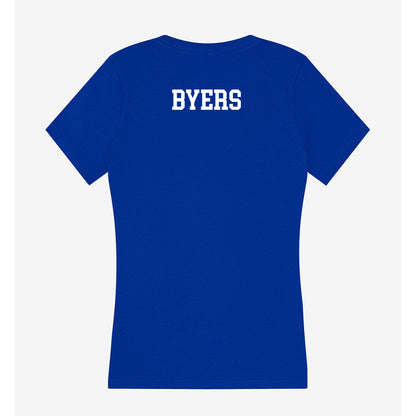 Memphis - NCAA Cheerleading : DeMario Byers - Women's V-Neck T-Shirt-1