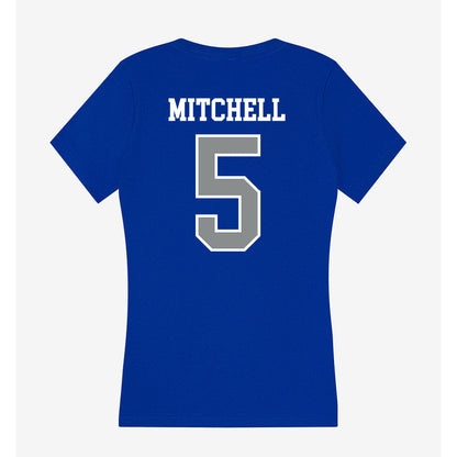 Memphis - NCAA Softball : Jaila Mitchell - Women's V-Neck T-Shirt-1