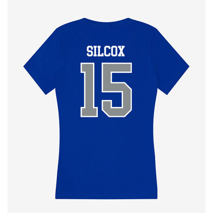 Memphis - NCAA Women's Soccer : Olivia Silcox - Women's V-Neck T-Shirt-1