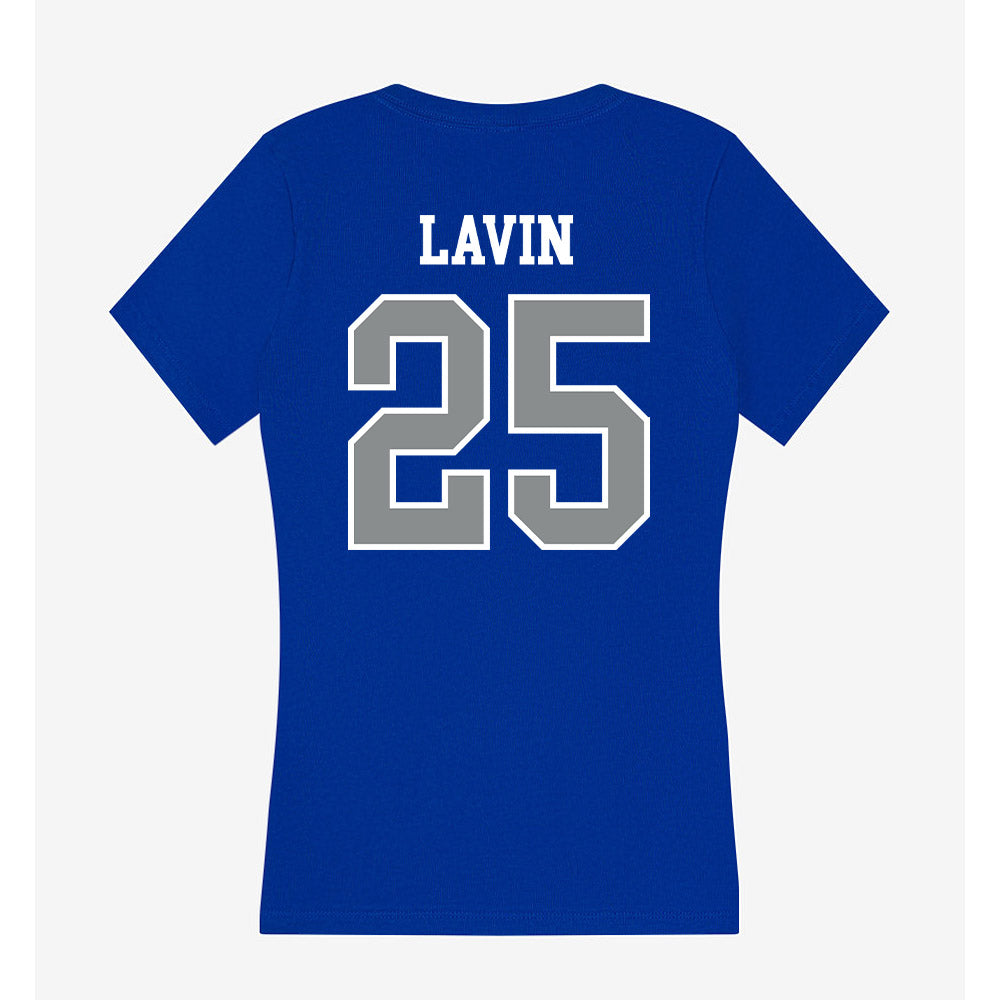 Memphis - NCAA Women's Soccer : finley lavin - Women's V-Neck T-Shirt-1