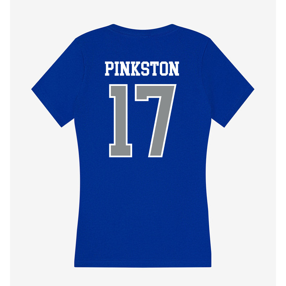 Memphis - NCAA Football : Chase Pinkston - Women's V-Neck T-Shirt-1