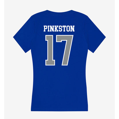 Memphis - NCAA Football : Chase Pinkston - Women's V-Neck T-Shirt-1