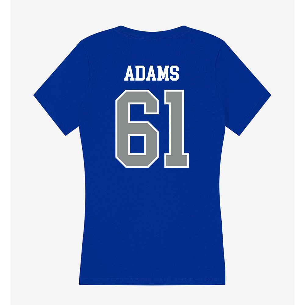 Memphis - NCAA Football : Chris Adams - Women's V-Neck T-Shirt-1