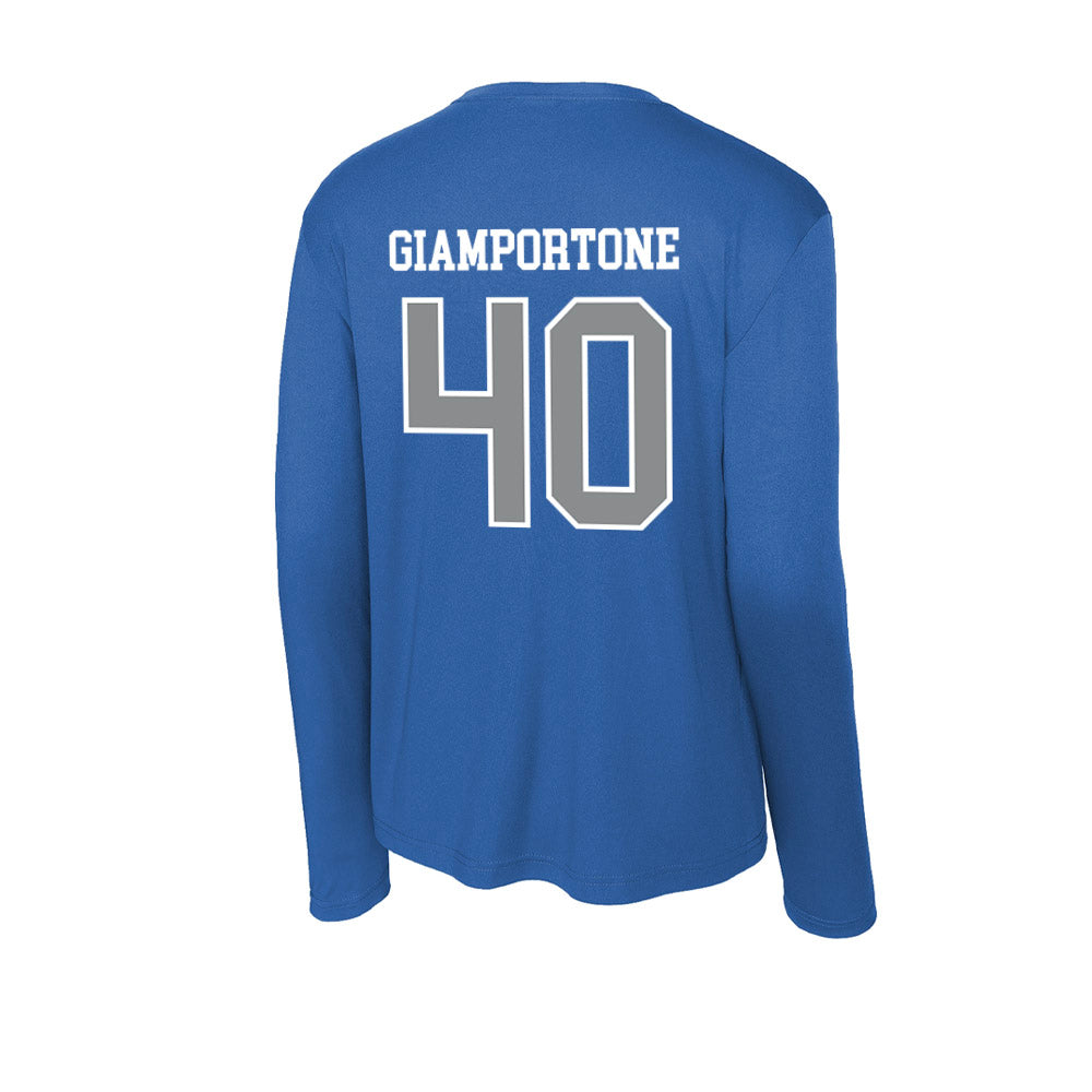 Memphis - NCAA Baseball : Seth Giamportone - Activewear Long Sleeve T-Shirt-1
