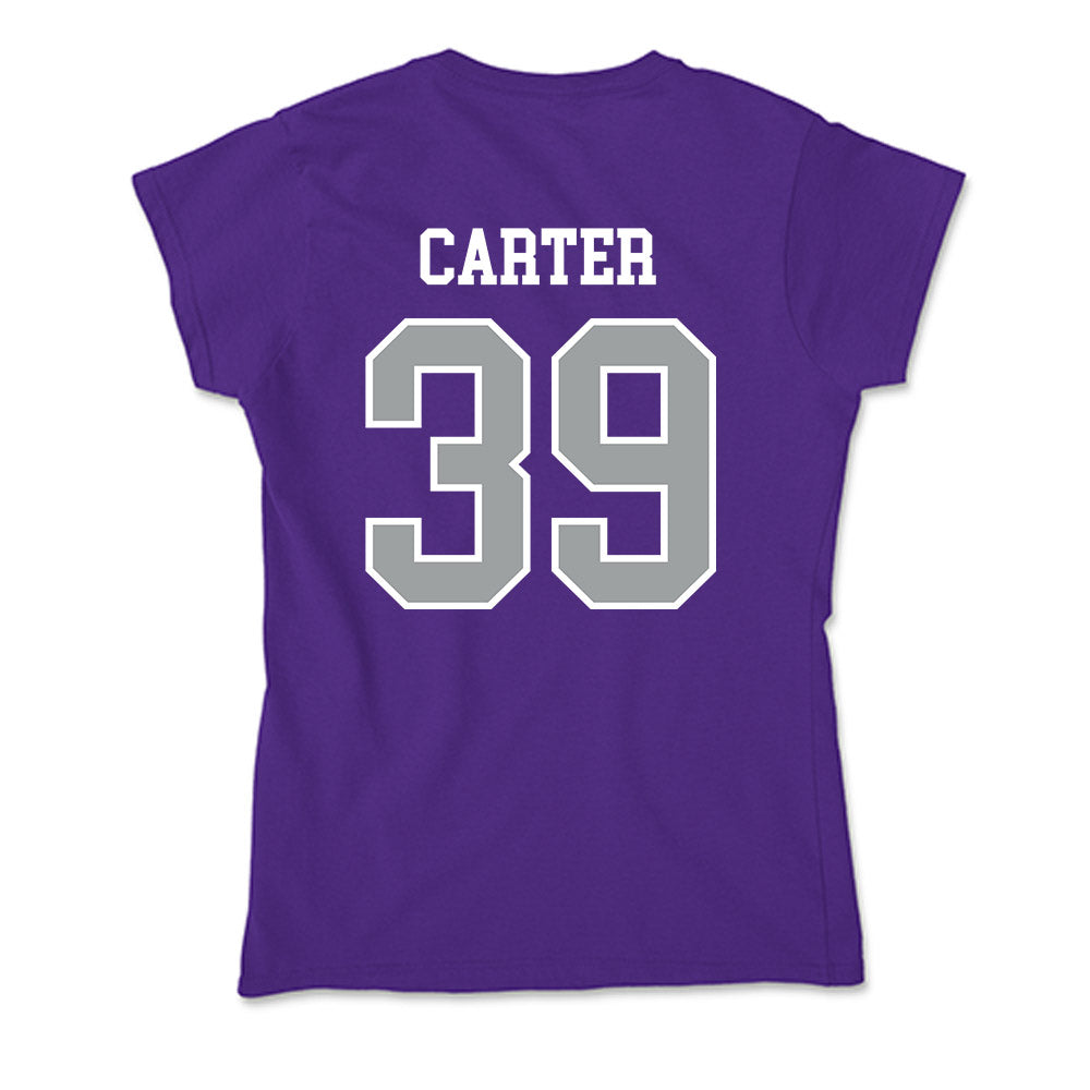Tarleton State - NCAA Baseball : Brendon Carter - Soft Style Women’s T-Shirt-1