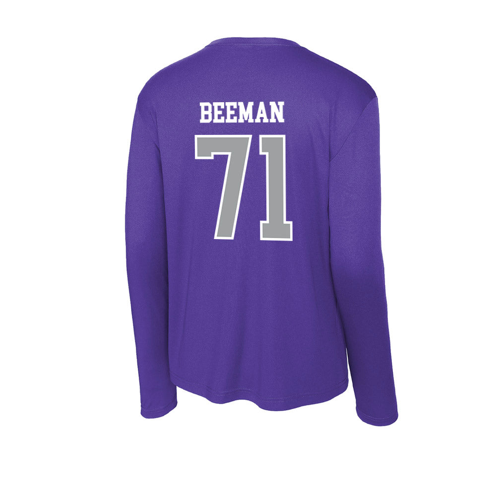 Tarleton State - NCAA Football : Connor Beeman - Activewear Long Sleeve T-Shirt-1