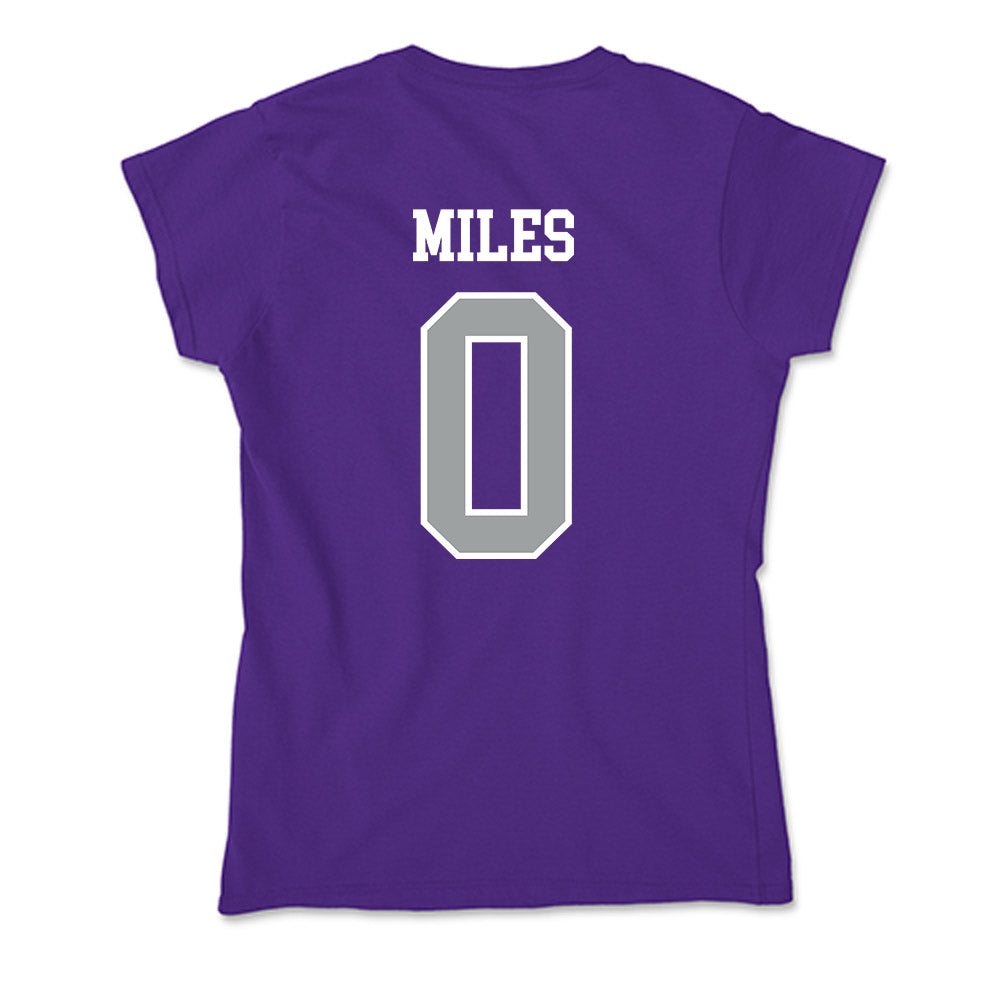 Tarleton State - NCAA Men's Basketball : Izzy Miles - Soft Style Women’s T-Shirt-1
