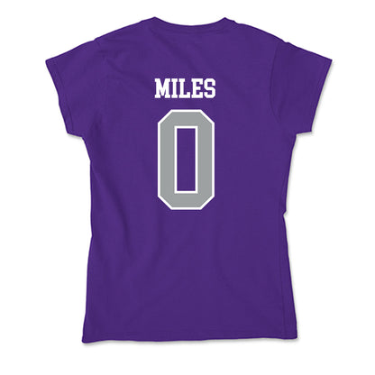 Tarleton State - NCAA Men's Basketball : Izzy Miles - Soft Style Women’s T-Shirt-1