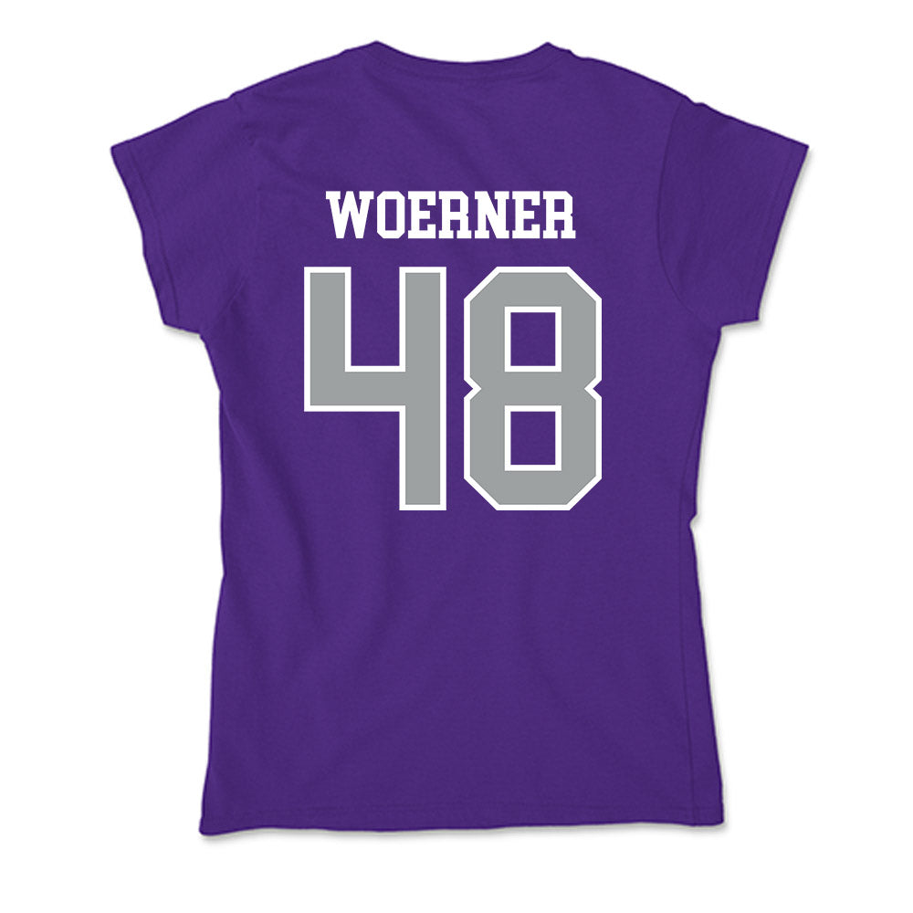 Tarleton State - NCAA Football : Reese Woerner - Soft Style Women’s T-Shirt-1