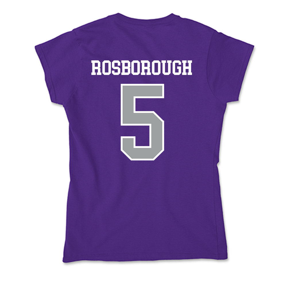 Tarleton State - NCAA Women's Basketball : Arieona Rosborough - Soft Style Women’s T-Shirt-1