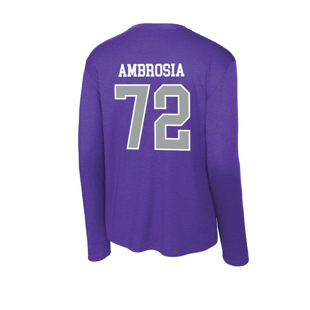 Tarleton State - NCAA Football : Alec Ambrosia - Activewear Long Sleeve T-Shirt-1