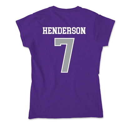 Tarleton State - NCAA Football : Mikey Henderson - Soft Style Women’s T-Shirt-1
