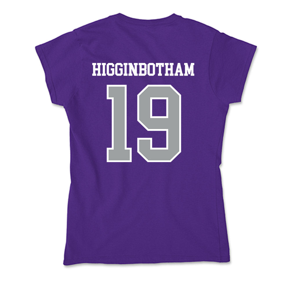 Tarleton State - NCAA Softball : Alyson Higginbotham - Soft Style Women’s T-Shirt-1