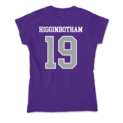 Tarleton State - NCAA Softball : Alyson Higginbotham - Soft Style Women’s T-Shirt-1