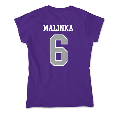Tarleton State - NCAA Women's Basketball : Luka Malinka - Soft Style Women’s T-Shirt-1