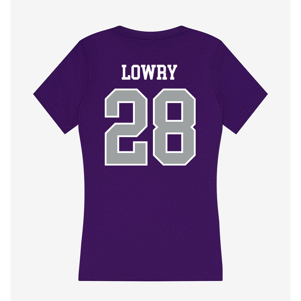 Tarleton State - NCAA Baseball : Cort Lowry - Women's V-Neck T-Shirt-1