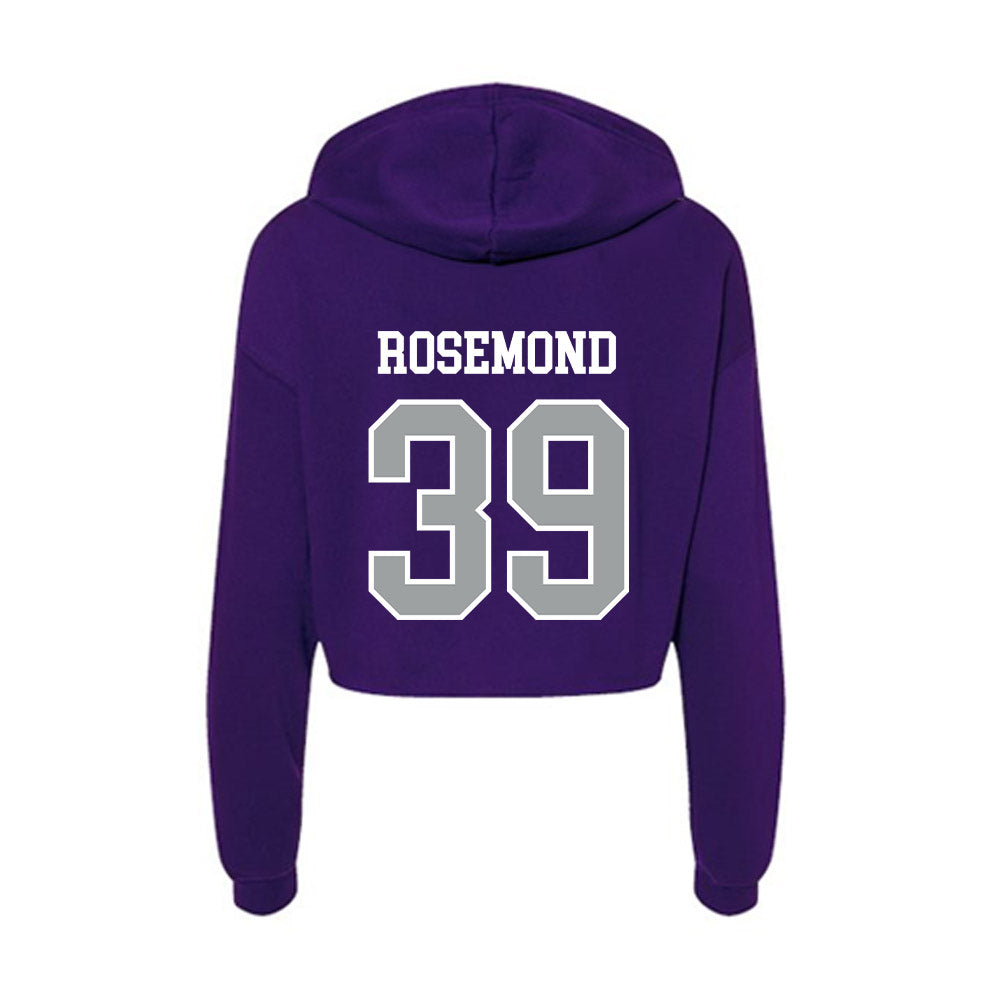 Tarleton State - NCAA Football : Deangelo Rosemond - Women's Crop Fleece Hoodie-1