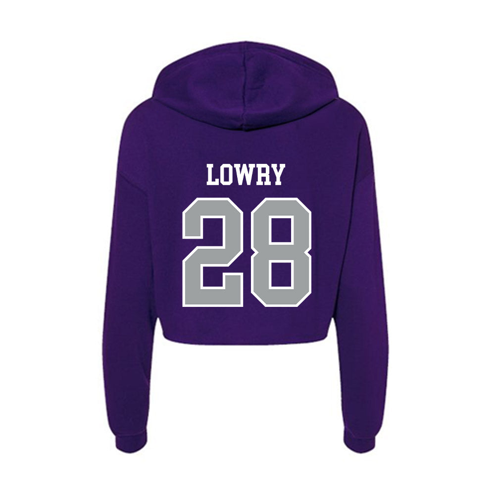 Tarleton State - NCAA Baseball : Cort Lowry - Women's Crop Fleece Hoodie-1